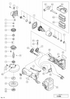 HITACHI CORDLESS DISC GRINDER G 18DL SPARE PARTS