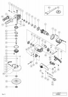 HITACHI 180MM DISC GRINDER G 18SE3 SPARE PARTS
