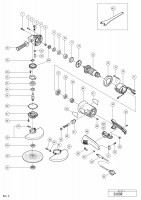 HITACHI DISC GRINDER G 18SR SPARE PARTS