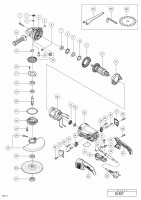 HITACHI DISC GRINDER G 18ST SPARE PARTS