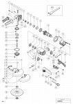 HITACHI 230MM DISC GRINDER G 23SC3 SPARE PARTS