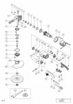 HITACHI 230MM DISC GRINDER G 23SF2 SPARE PARTS