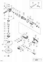 HITACHI DISC GRINDER G 23SS SPARE PARTS