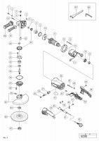 HITACHI DISC GRINDER G 23SU SPARE PARTS