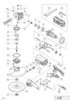 HITACHI 230MM DISC GRINDER G 23SW SPARE PARTS