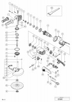 HITACHI 230MM DISC GRINDER G 23UA2 SPARE PARTS