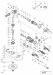 HITACHI DISC GRINDER G 23UCY SPARE PARTS