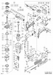 HITACHI GAS BRAD NAILER GBNF1850 SPARE PARTS