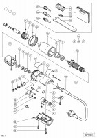 HITACHI HAND GRINDER GP 2SA SPARE PARTS