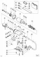 HITACHI 18MM ELECTRONIC HAND GRINDER GP 2V SPARE PARTS