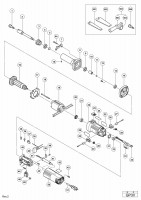 HITACHI ELECTRONIC HAND GRINDER GP 3V SPARE PARTS