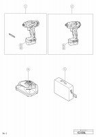 HITACHI 10.8V CORDLESS KIT KC 10DAL SPARE PARTS