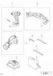 HITACHI CORDLESS COMBO KIT KC 10DCL SPARE PARTS