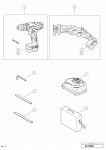 HITACHI CORDLESS COMBO KIT KC 10DGL SPARE PARTS