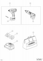 HITACHI CORDLESS COMBO KIT KC 10DKL SPARE PARTS