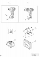 HITACHI CORDLESS COMBO KIT KC 10DML SPARE PARTS