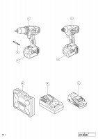 HITACHI CORDLESS COMBO KIT KC 18DBEL SPARE PARTS