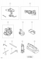 HITACHI 18V CORDLESS KIT KC 18DBL SPARE PARTS