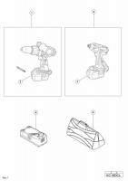 HITACHI 18V CORDLESS COMBO KIT KC 18DCL SPARE PARTS