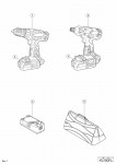 HITACHI 18V CORDLESS COMBO KIT KC 18DFL SPARE PARTS