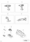 HITACHI CORDLESS COMBO KIT KC 18DG4L SPARE PARTS