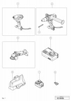 HITACHI CORDLESS COMBO KIT KC 18DGDL SPARE PARTS