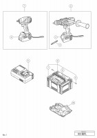 HITACHI CORDLESS COMBO KIT KC 18DPL SPARE PARTS