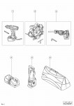 HITACHI 18V CORDLESS KIT KC 18DVF SPARE PARTS