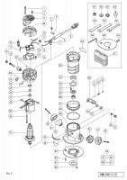 HITACHI ROUTER KIT KM 12VC SPARE PARTS