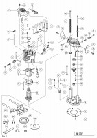 HITACHI ROUTER M 12SE SPARE PARTS