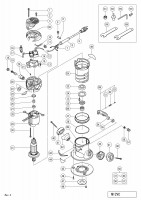 HITACHI ROUTER M 12VC SPARE PARTS