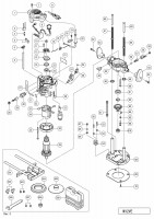 HITACHI ROUTER M 12VE SPARE PARTS