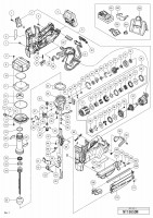 HITACHI CORDLESS BRAD NAILER NT 1865DM SPARE PARTS