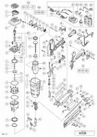 HITACHI GAS FINISH NAILER NT 65GB SPARE PARTS