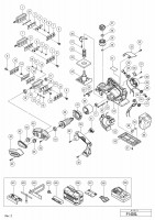 HITACHI CORDLESS PLANER P 14DSL SPARE PARTS