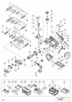 HITACHI CORDLESS PLANER P 18DSL SPARE PARTS