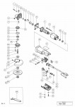 HITACHI DISC GRINDER PDA-100D SPARE PARTS