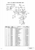 HITACHI UTILITY ENGINE PF-4210 (FOR USA) SPARE PARTS