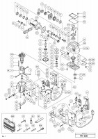 HITACHI HAMMER DRILL PR-25B SPARE PARTS