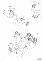 HITACHI CORDLESS CLEANER R 18DL SPARE PARTS