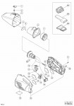 HITACHI CORDLESS CLEANER R 18DSL SPARE PARTS