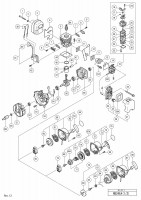 HITACHI ENGINE BLOWER RB 24EA SPARE PARTS