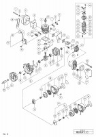 HITACHI ENGINE BLOWER RB 24EAP SPARE PARTS