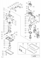 HITACHI ORBITAL SANDER SV 12SD SPARE PARTS