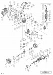HITACHI ENGINE BRUSH CUTTER TCG22EAD SPARE PARTS
