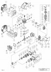 HITACHI ENGINE GRASS TRIMMER TCG 22EAP2 SPARE PARTS