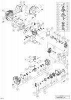 HITACHI ENGINE POLE SAW TCS 27EPAP SPARE PARTS