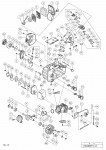 HITACHI ENGINE CHAIN SAW TCS 33EDTP SPARE PARTS