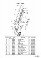 HITACHI POLE HEDGE TRIMMER TPH-260PF (FOR USA) SPARE PARTS