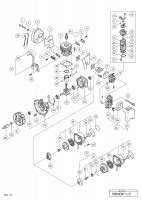 HITACHI ENGINE BLOWER TRB 24EAP SPARE PARTS